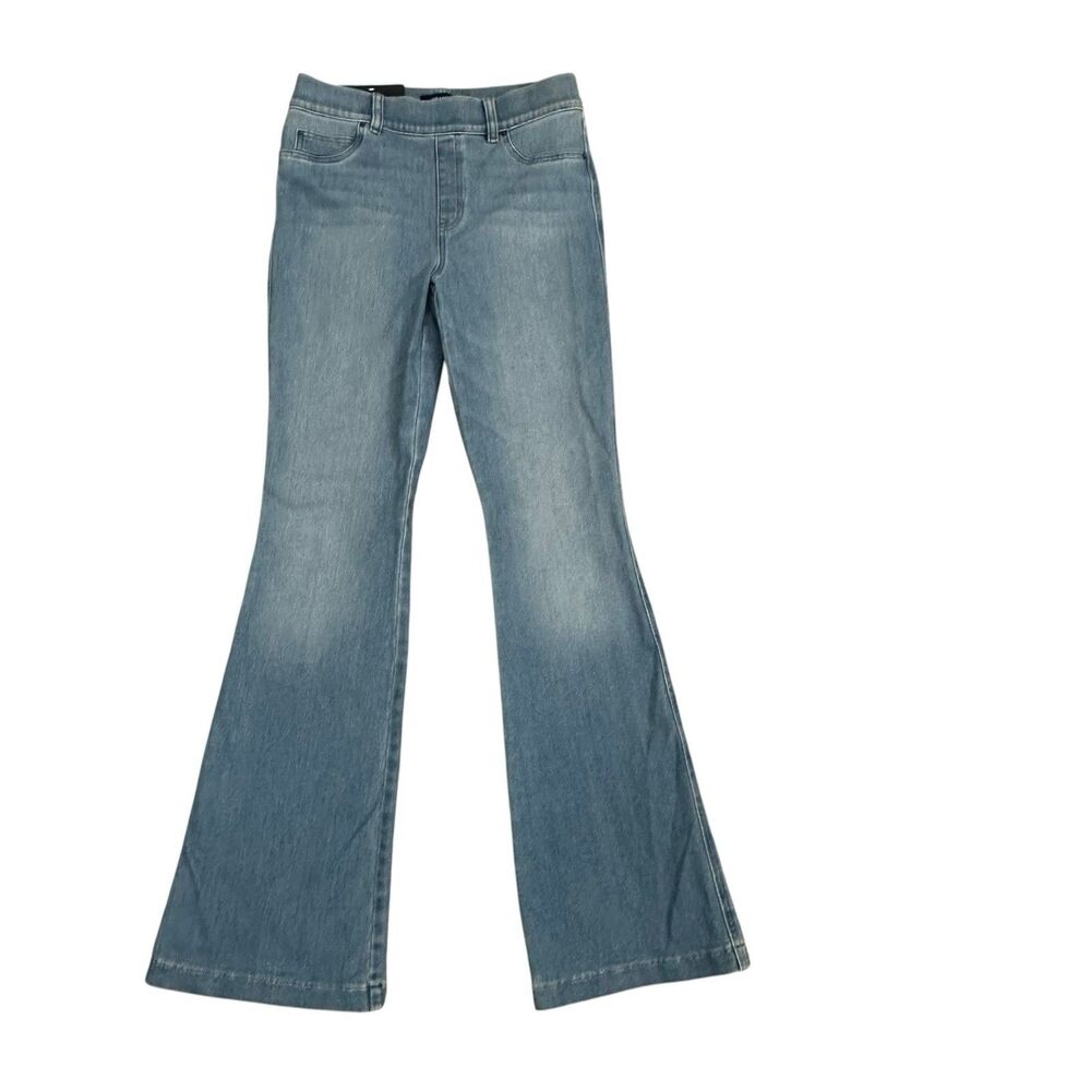 NWT SPANX Flare Jeans in Stonewashed Blue Women’s M 20960R Pull On Stretch